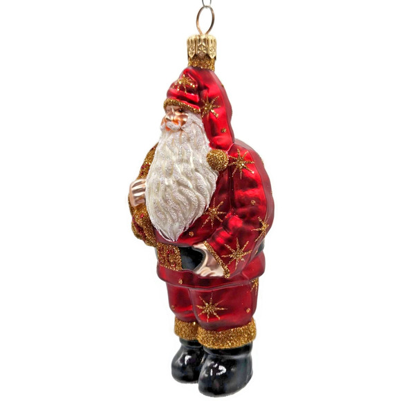 Patricia Breen Nordstrom Santa Claus Red Moon Star Celestial Christmas Ornament - Picture 4 of 10